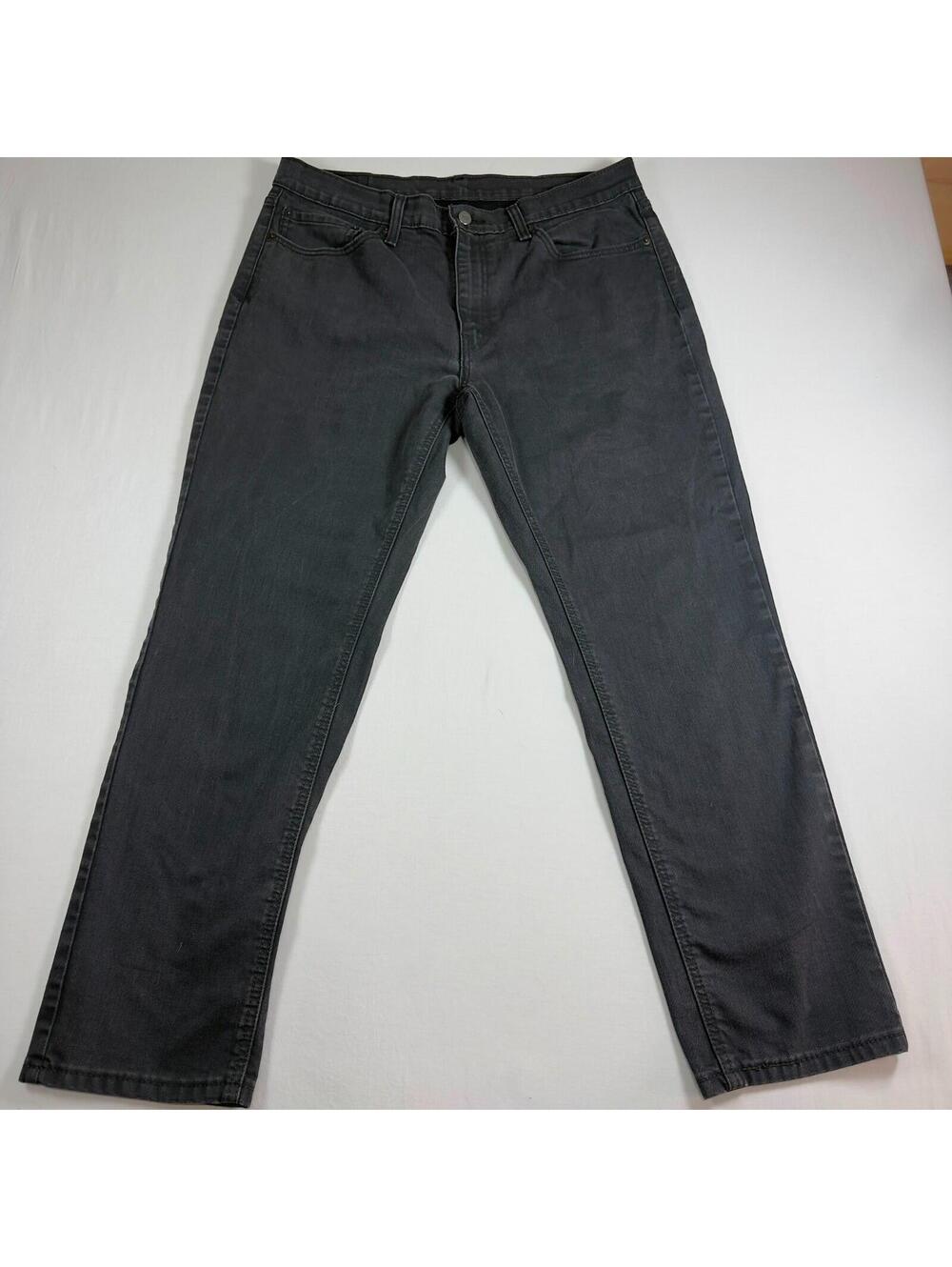 Brixton Utility Straight Leg Jeans Mens 36 Mid Rise Zipper fly